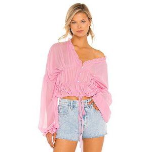 SNDYS Bali Top in pink